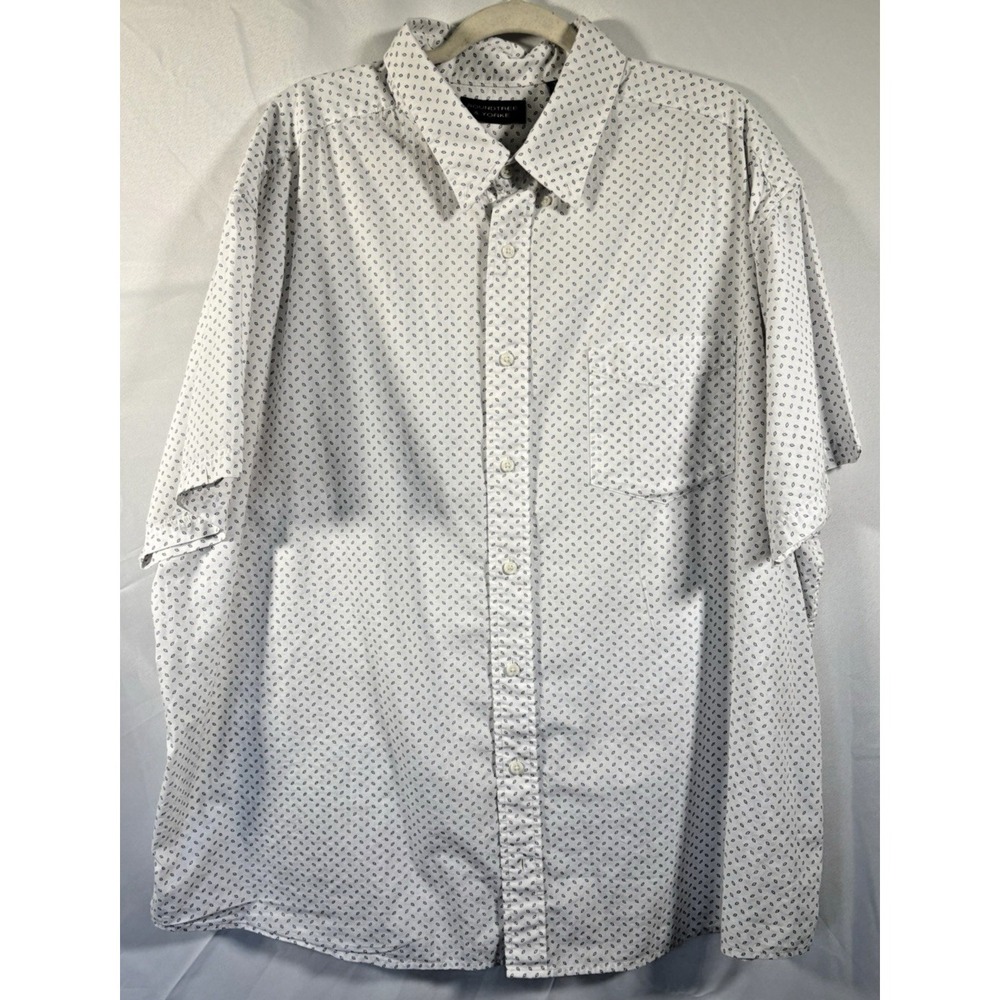 Roundtree & Yorke Shirt Size 3XB Button Up Short Sleeve
